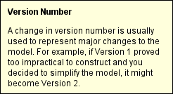 Version Number widget tooltip